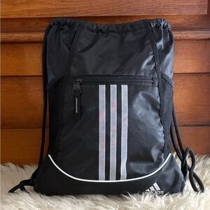 Adidas Alliance II Sackpack Black Drawstring Backpack Unisex